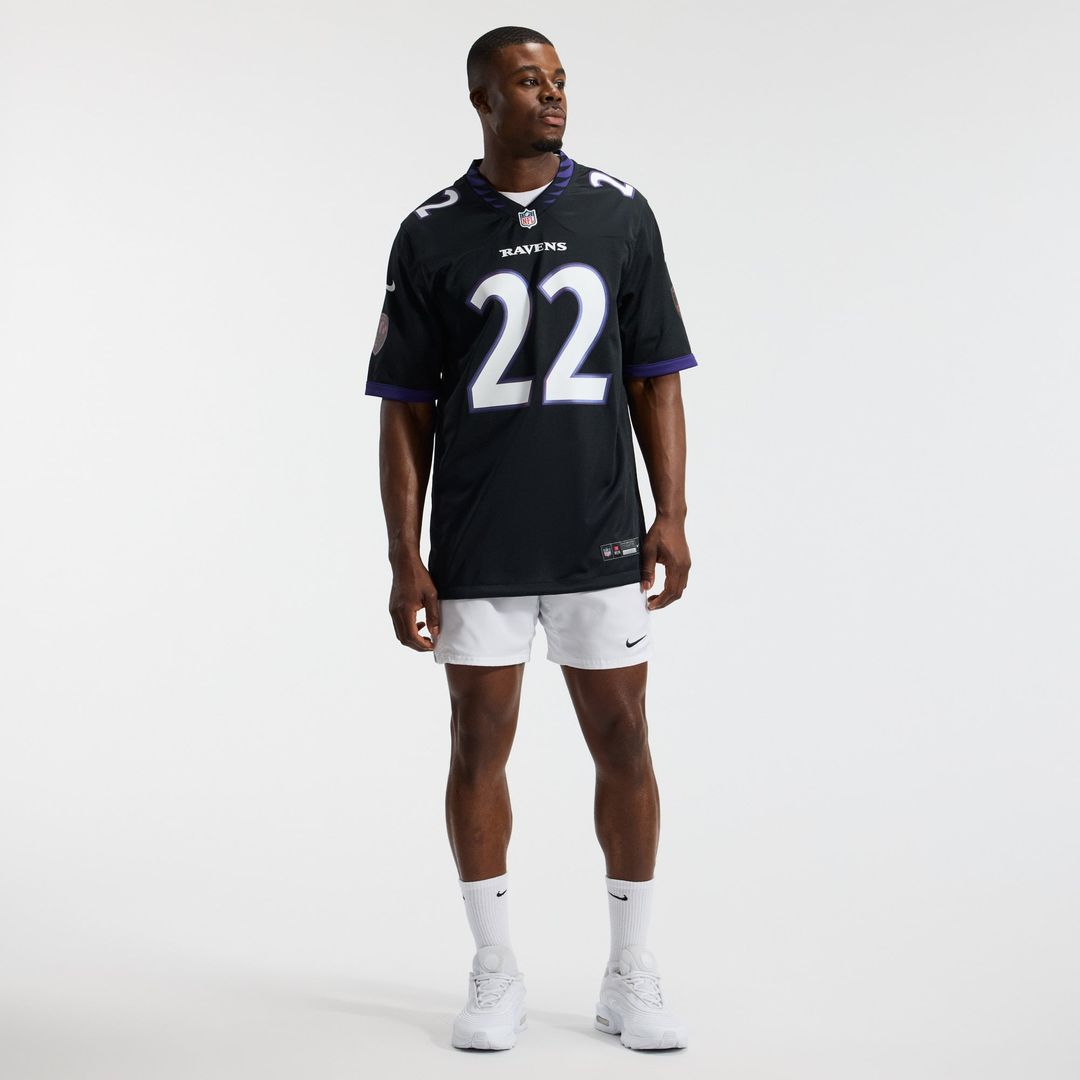 Derrick Henry Baltimore Ravens Black Alternate Game Jersey