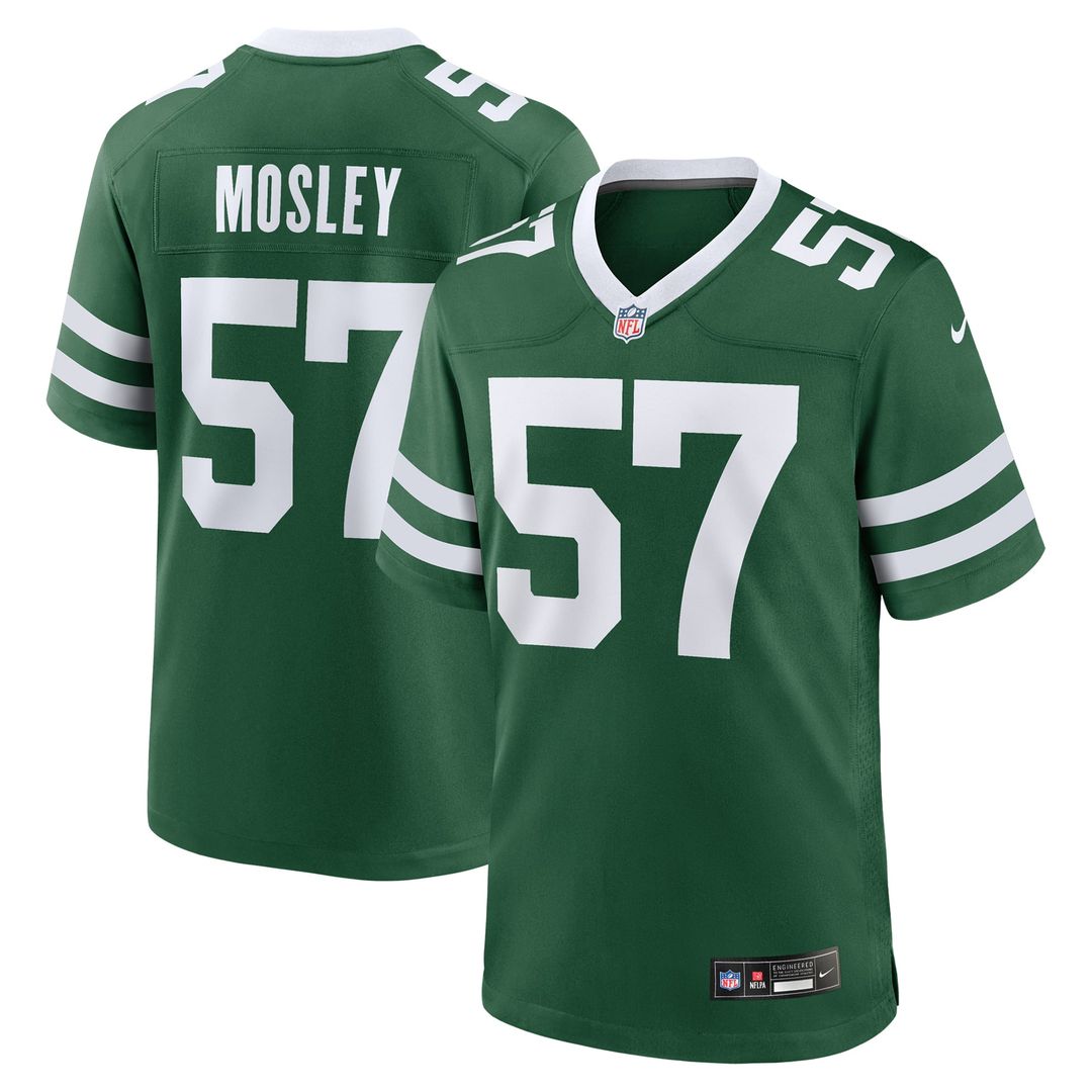 C.J. Mosley New York Jets White Classic Alternate Game Jersey