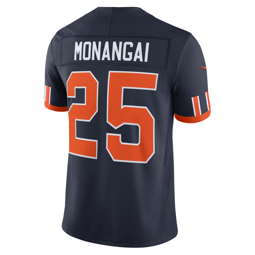 Kyle Monangai Chicago Bears Navy 2026 Rivalries Collection Stitched Limited Jersey