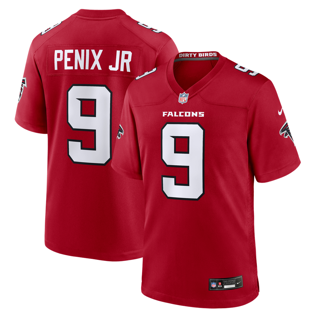 Michael Penix Jr. Atlanta Falcons Red Game Jersey