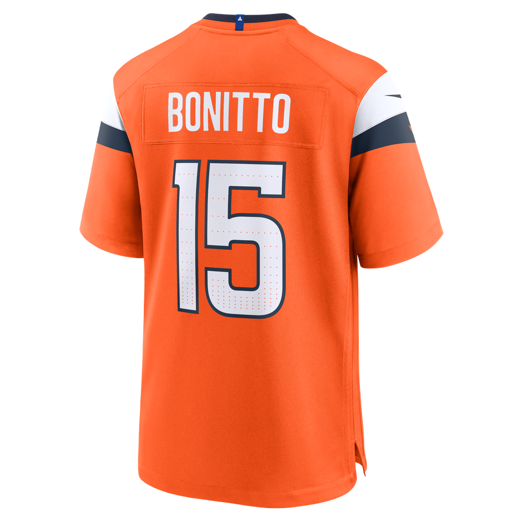 Nik Bonitto Denver Broncos Navy Alternate Game Jersey