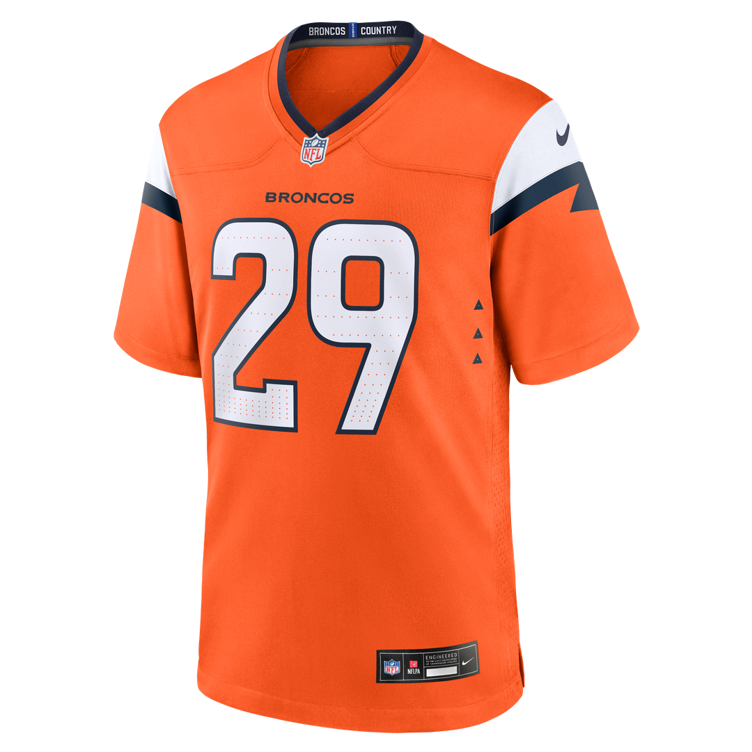Ja'Quan McMillian Denver Broncos Orange Team Game Jersey