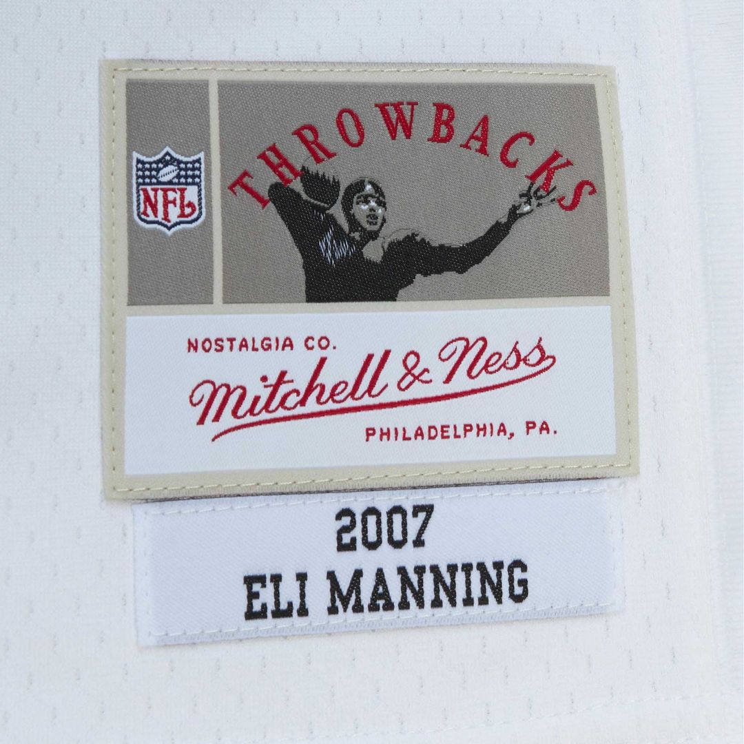 Eli Manning New York Giants White Legacy Replica Jersey