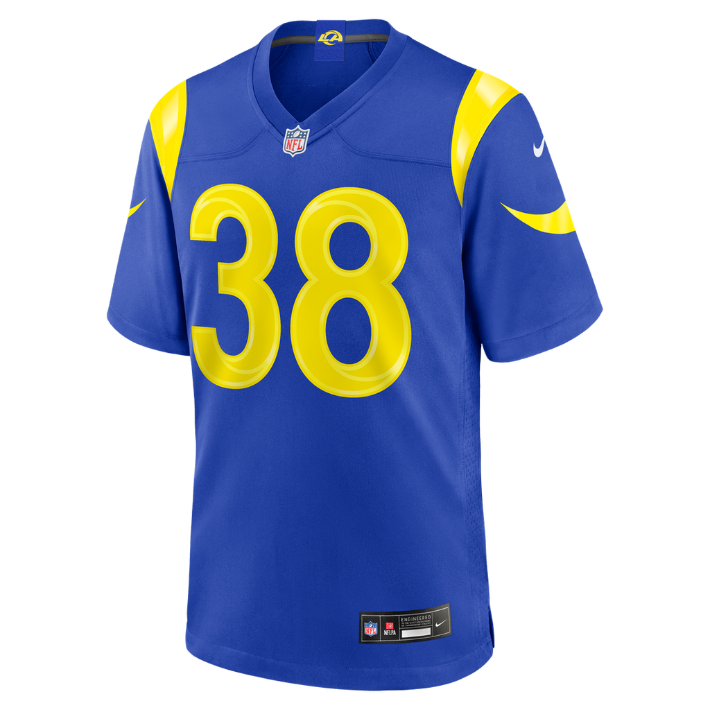 Dan Villari Los Angeles Rams Royal Game Jersey