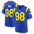 Jaxson Moi Los Angeles Rams Royal Game Jersey