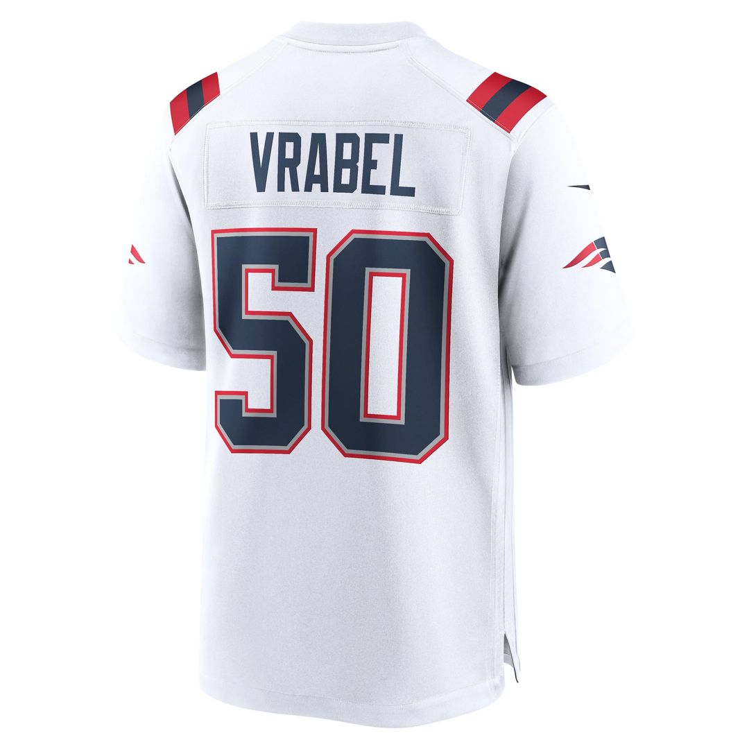 Mike Vrabel New England Patriots Navy Game Retired Player Jersey