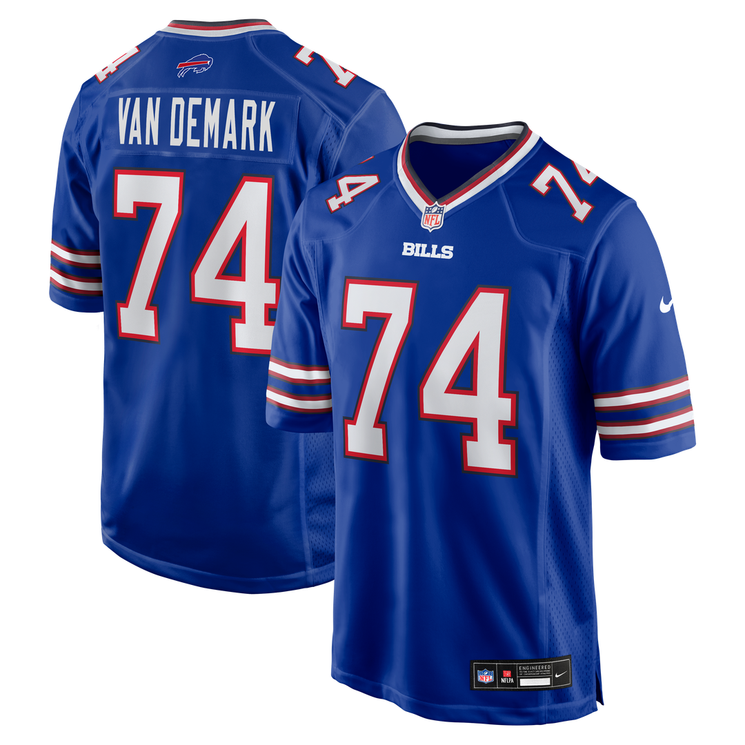 Ryan Van Demark Buffalo Bills Royal Game Player Jersey