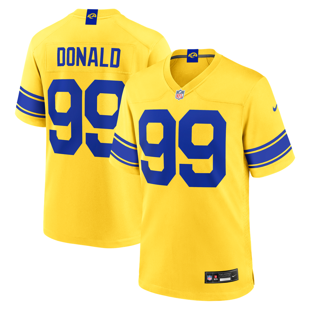 Aaron Donald Los Angeles Rams White Game Jersey
