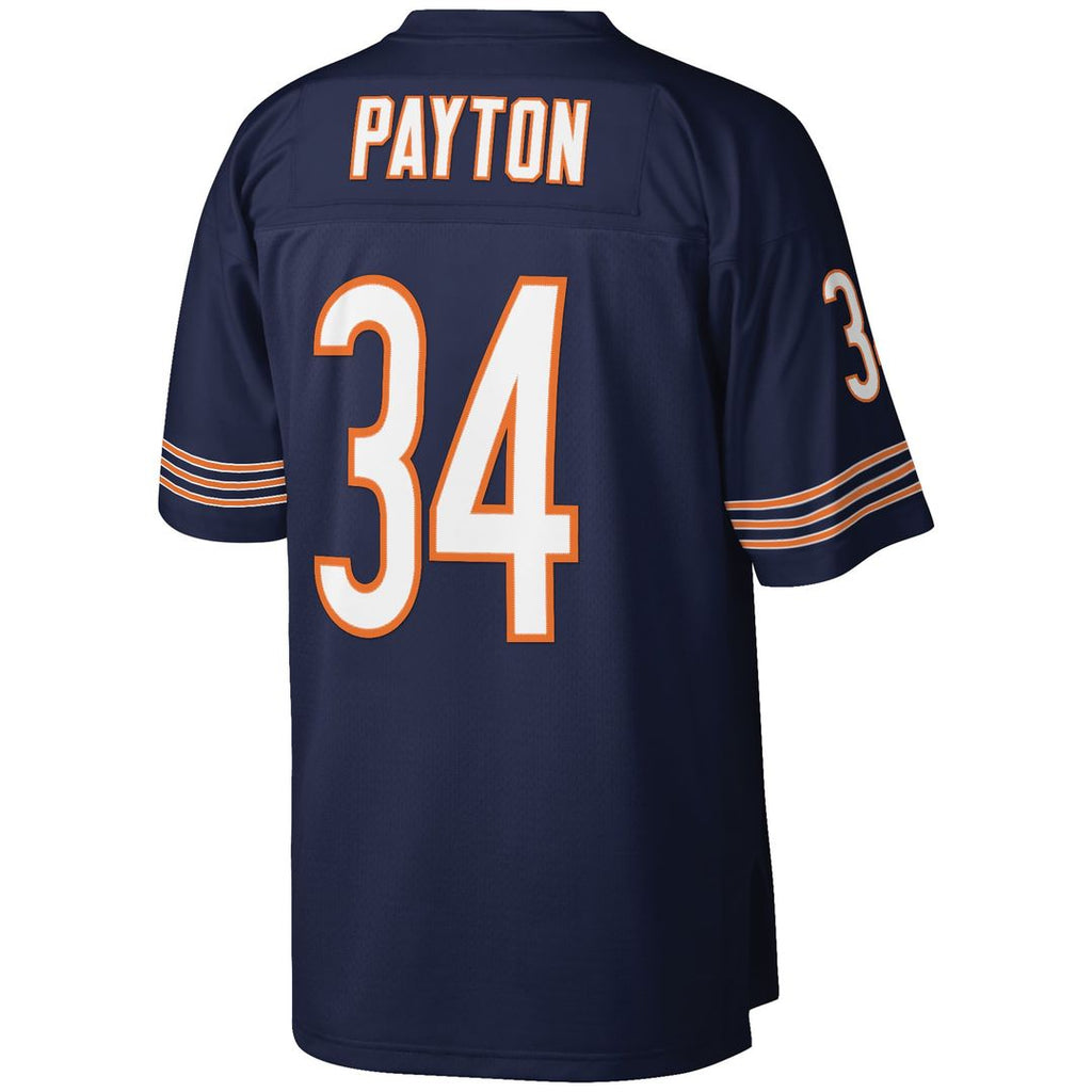 Walter Payton Chicago Bears White Big & Tall 1985 Retired Player Replica Jersey