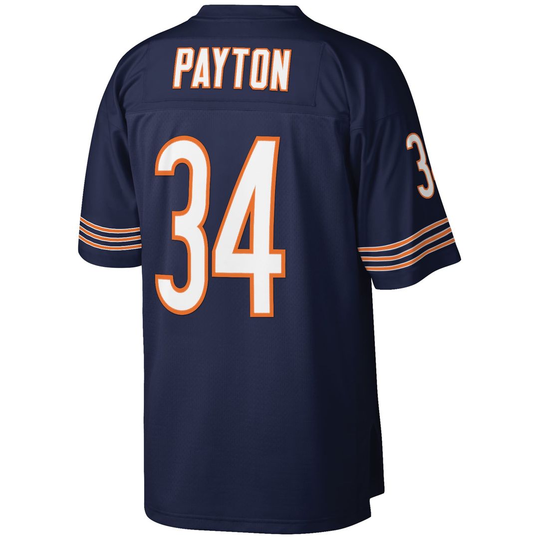 Walter Payton Chicago Bears White Big & Tall 1985 Retired Player Replica Jersey