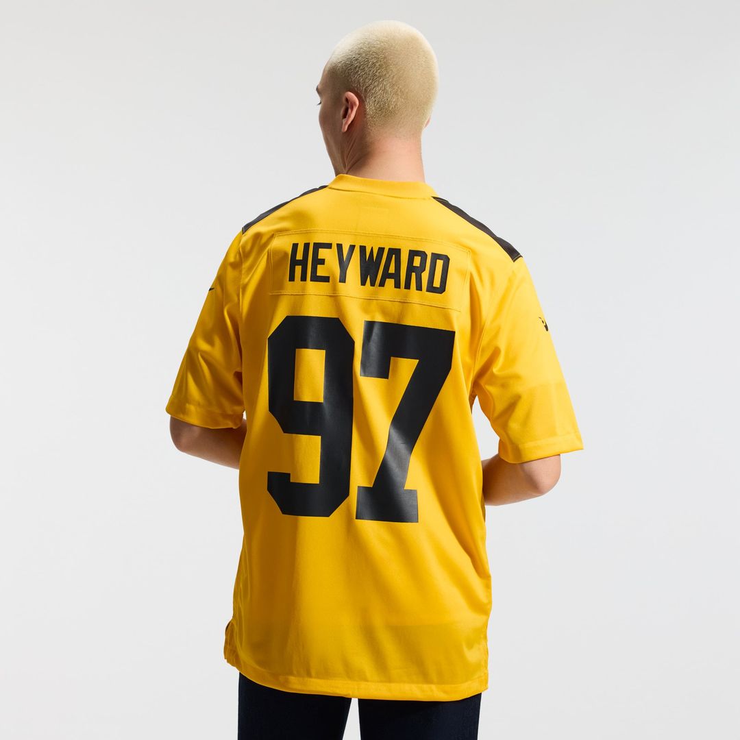 Cameron Heyward Pittsburgh Steelers Gold Alternate 1933 Throwback Game Jersey