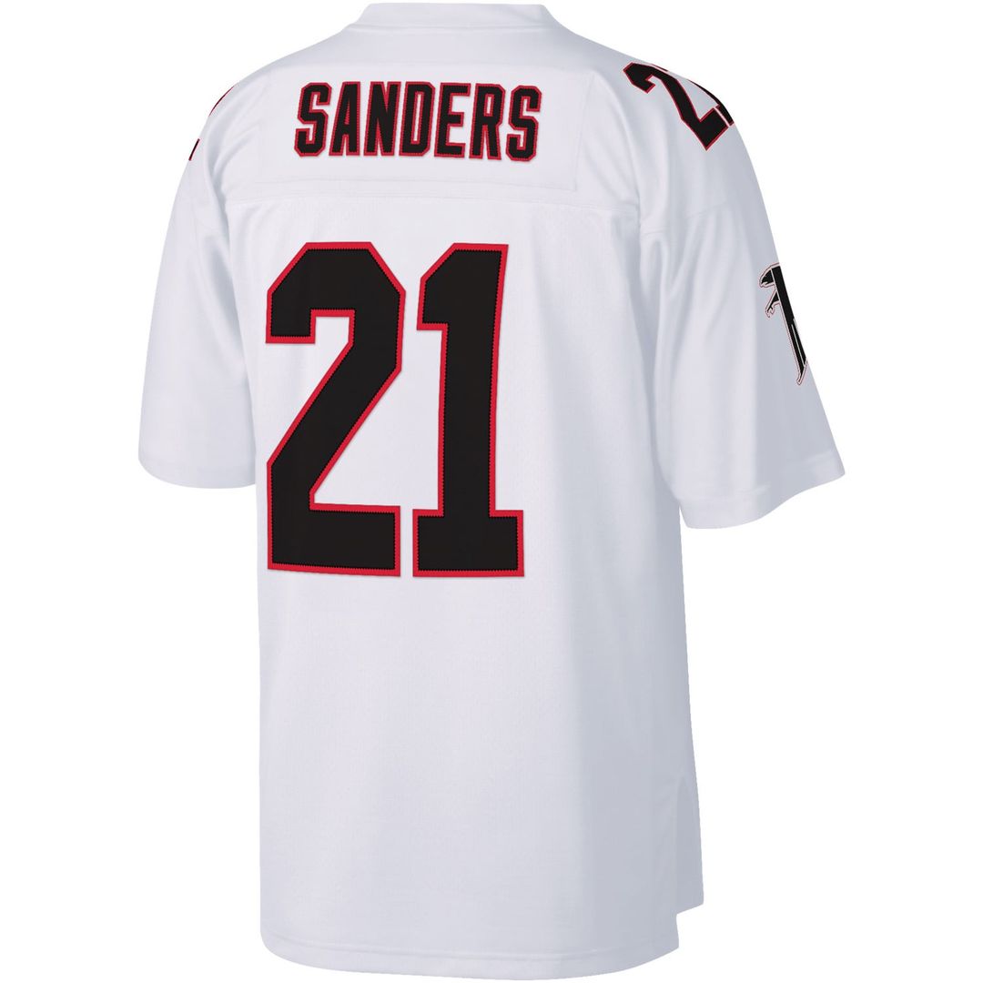 Deion Sanders Atlanta Falcons White Legacy Replica Jersey