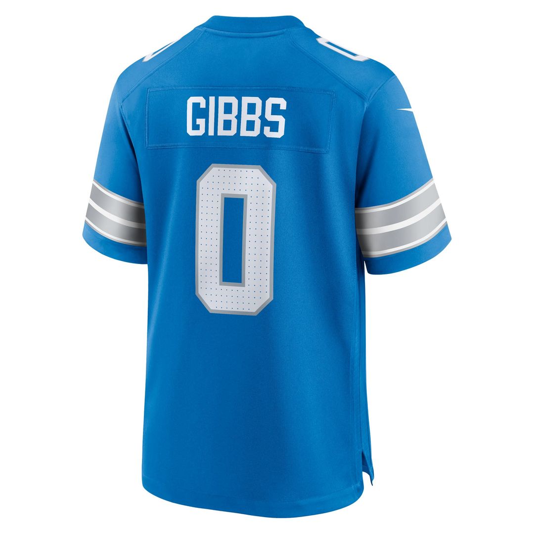Jahmyr Gibbs Detroit Lions Black 2nd Alternate Game Player Jersey