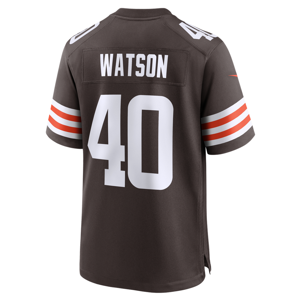 Nathaniel Watson Cleveland Browns Brown Team Game Jersey