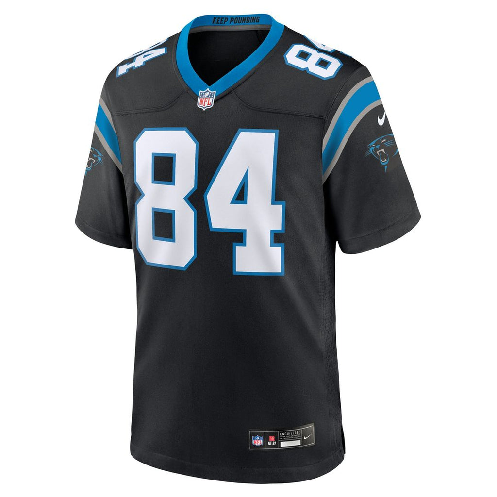 Mitchell Evans Carolina Panthers Black Team Game Jersey