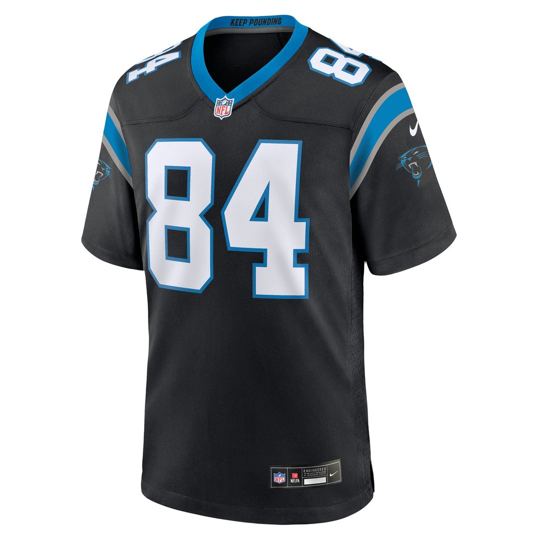 Mitchell Evans Carolina Panthers Black Team Game Jersey
