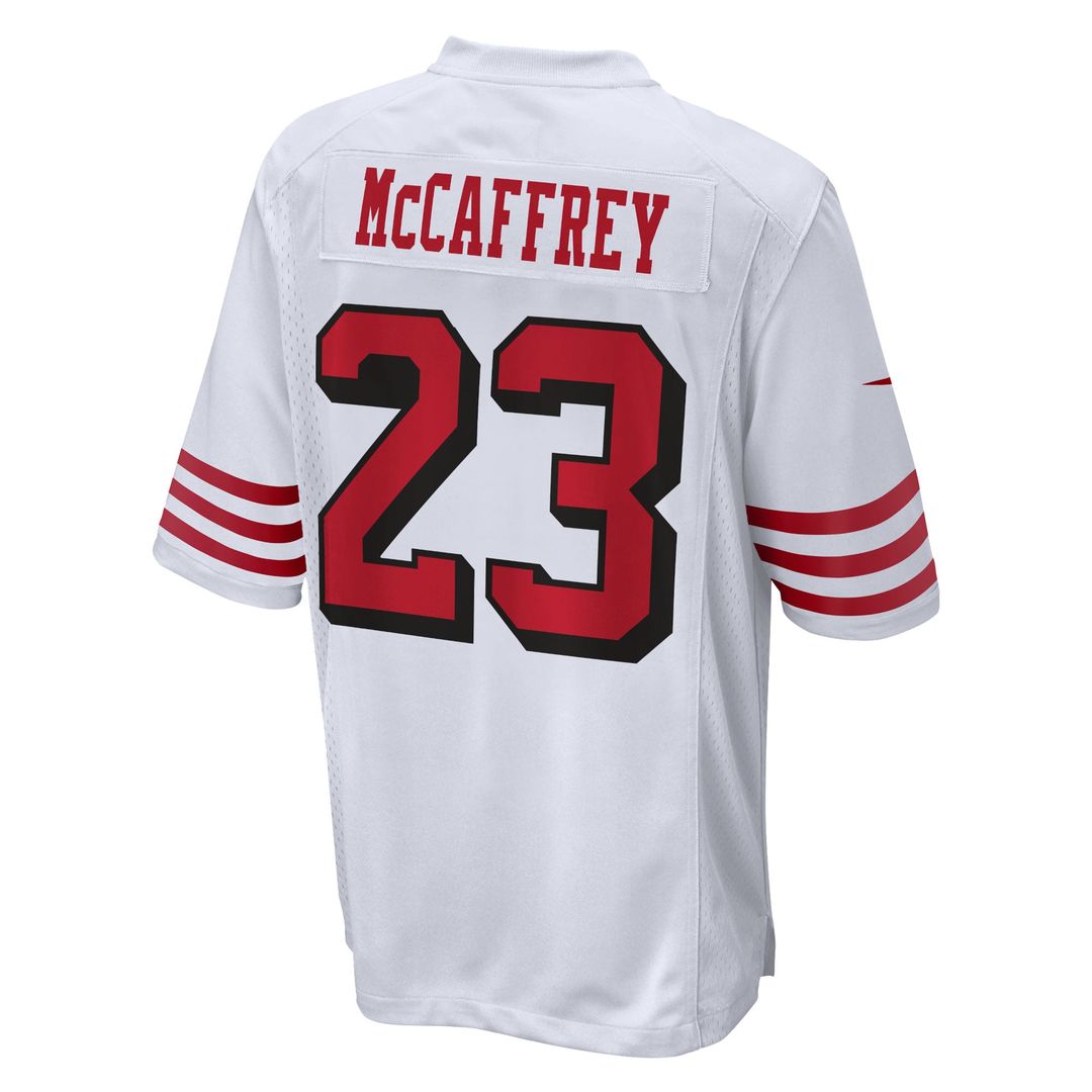Christian McCaffrey San Francisco 49ers White Game Jersey