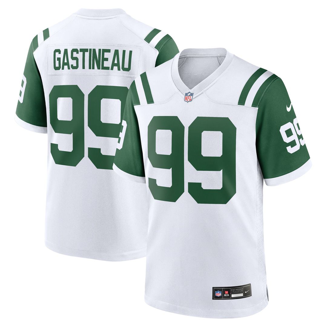 Mark Gastineau New York Jets White Retired Player Alternate Game Jersey