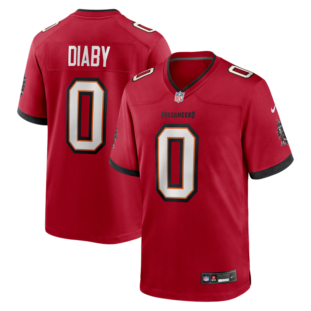 YaYa Diaby Tampa Bay Buccaneers Red Game Jersey