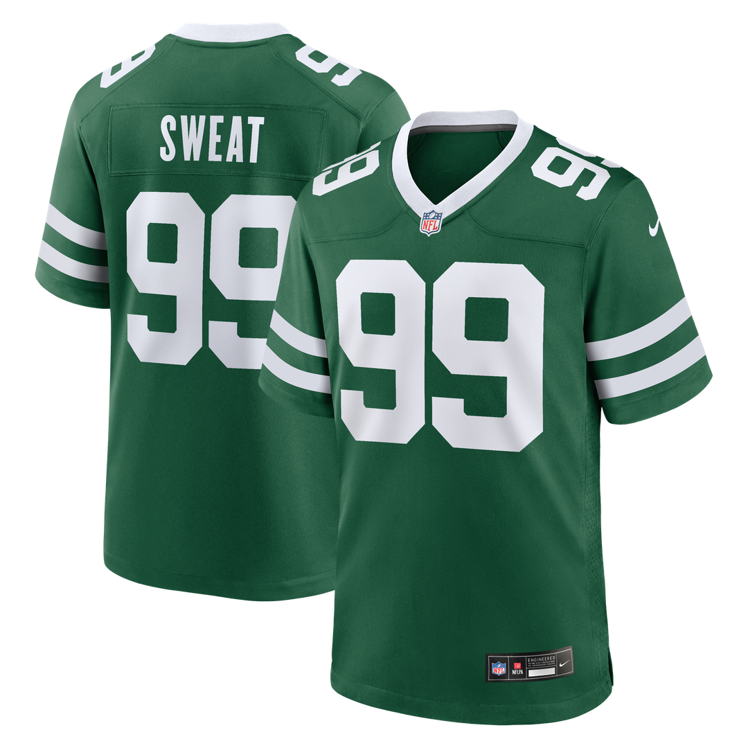 T'Vondre Sweat New York Jets Legacy Green Team Game Jersey
