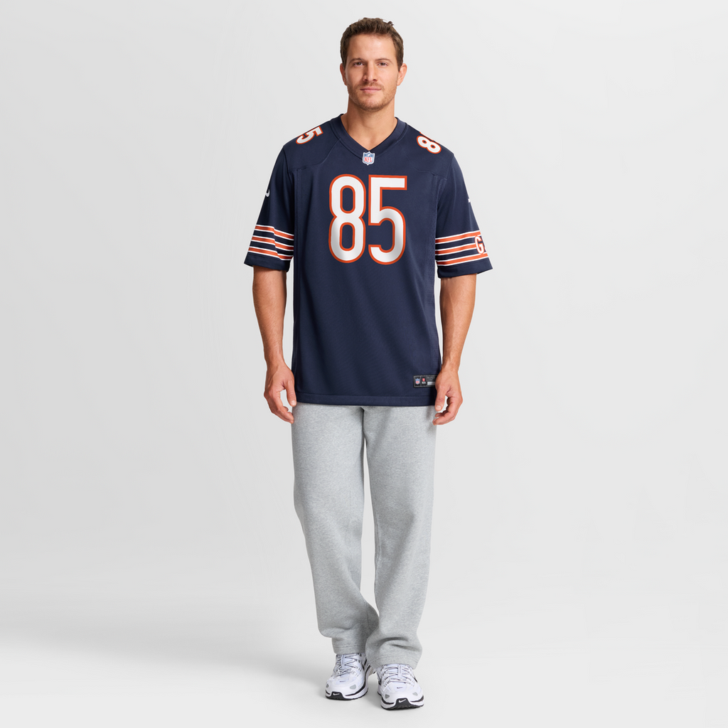 Cole Kmet Chicago Bears Navy Player Game Jersey