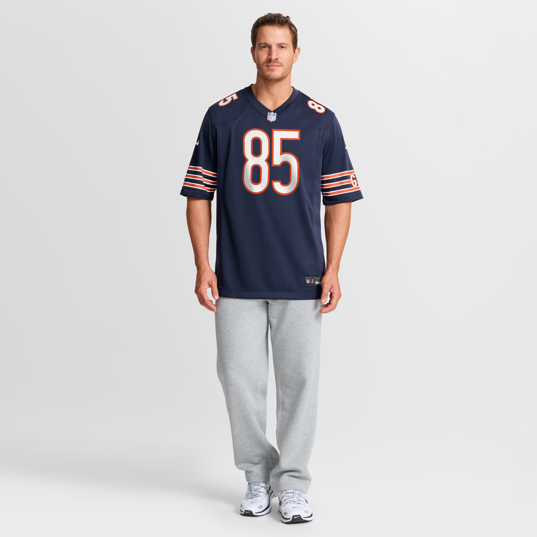 Cole Kmet Chicago Bears Navy Player Game Jersey