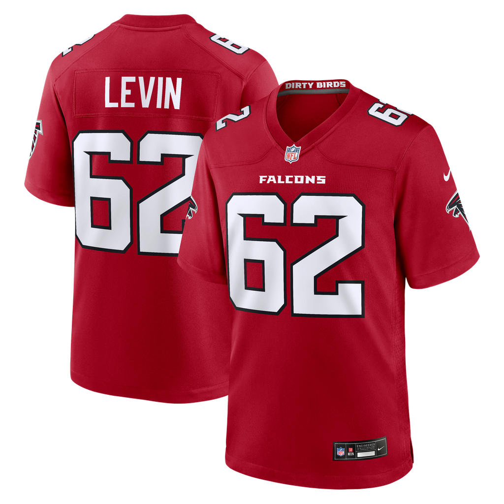 Corey Levin Atlanta Falcons Red Team Game Jersey
