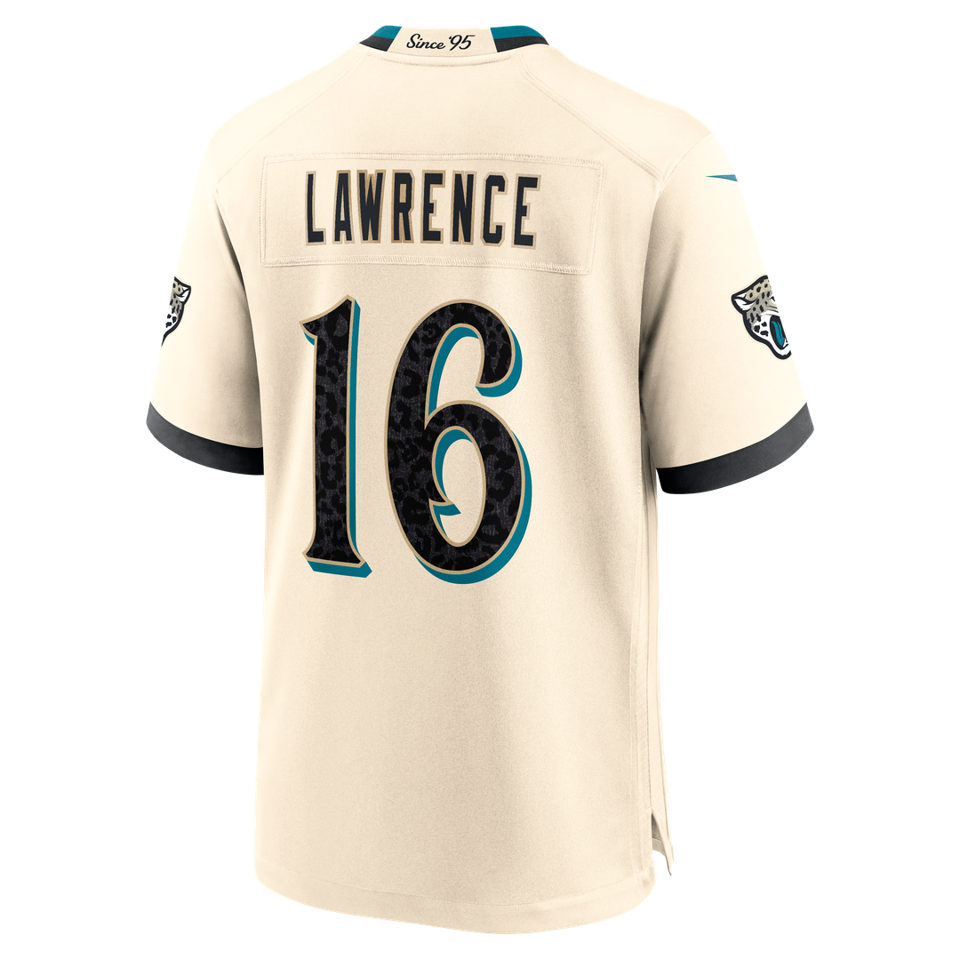 Trevor Lawrence Jacksonville Jaguars Natural 2026 Rivalries Collection Game Jersey