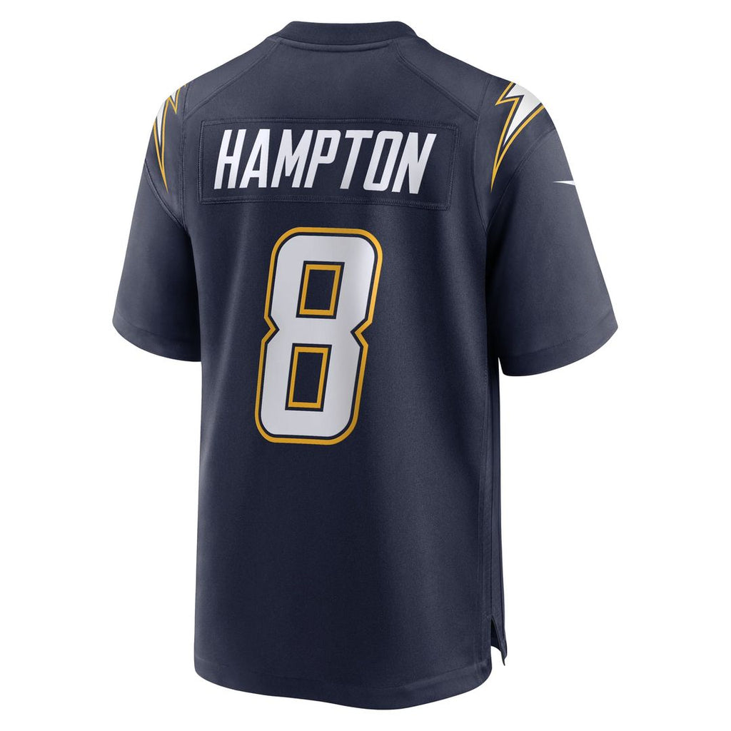 Omarion Hampton Los Angeles Chargers Navy Alternate Super Chargers Game Player Jersey