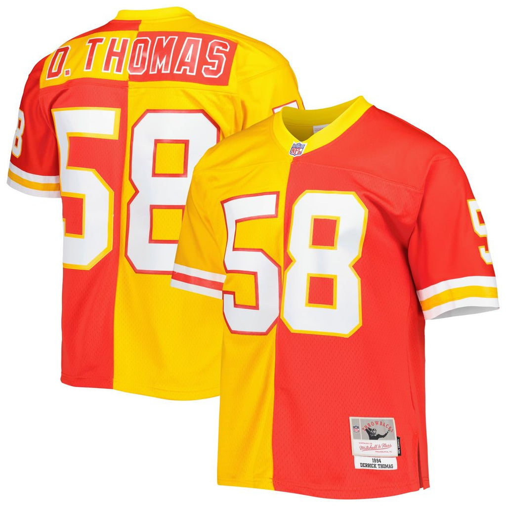 Derrick Thomas Kansas City Chiefs Red/Gold 1994 Split Legacy Replica Jersey