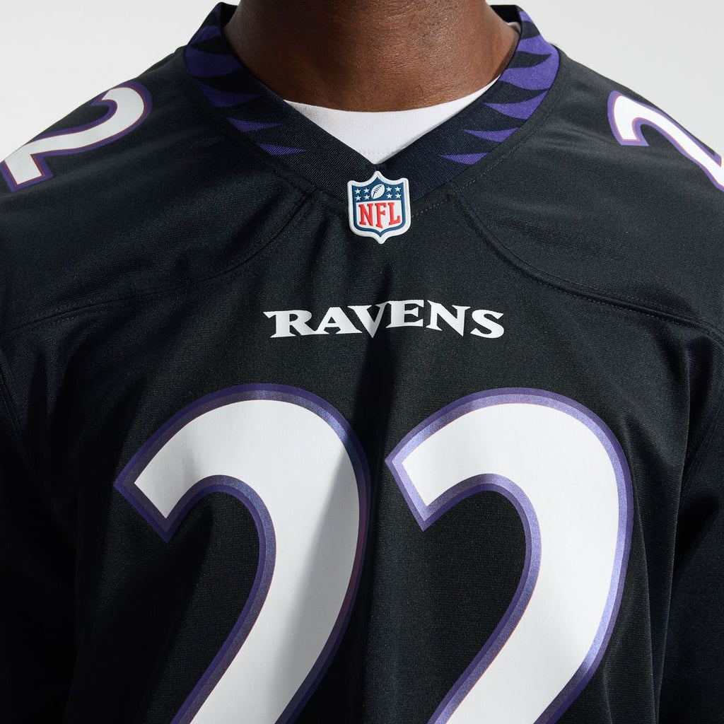 Derrick Henry Baltimore Ravens Black Alternate Game Jersey