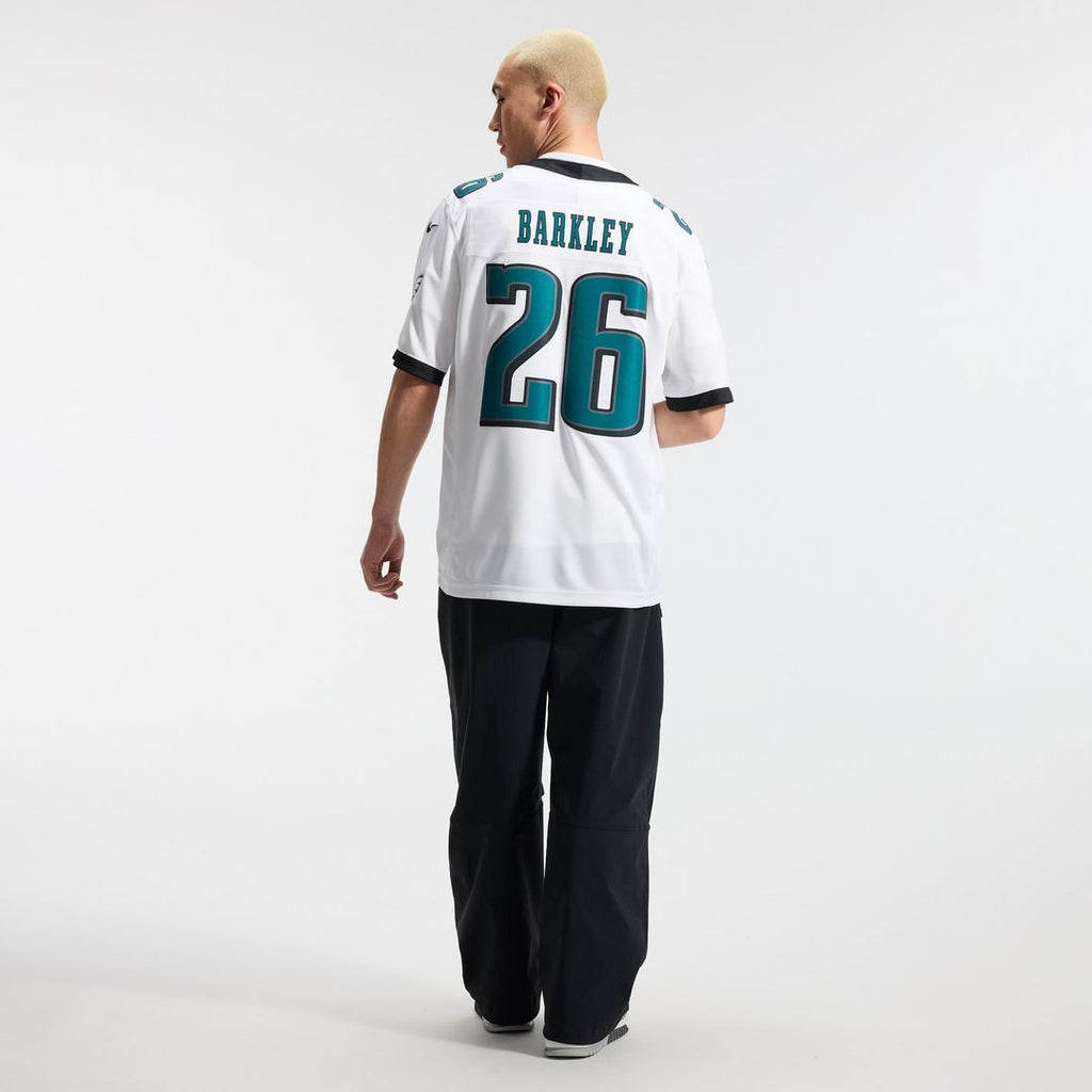 Saquon Barkley Philadelphia Eagles White Vapor F.U.S.E. Stitched Limited Jersey
