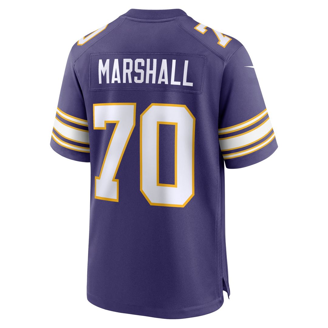 Jim Marshall Minnesota Vikings Purple Retired Player Alternate Game Jersey
