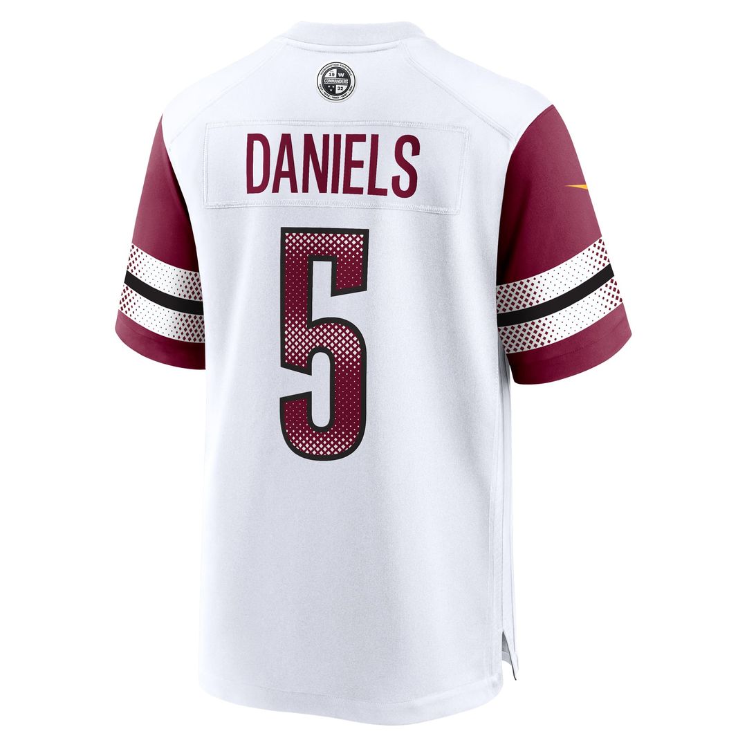 Jayden Daniels Washington Commanders Burgundy Player Game Jersey