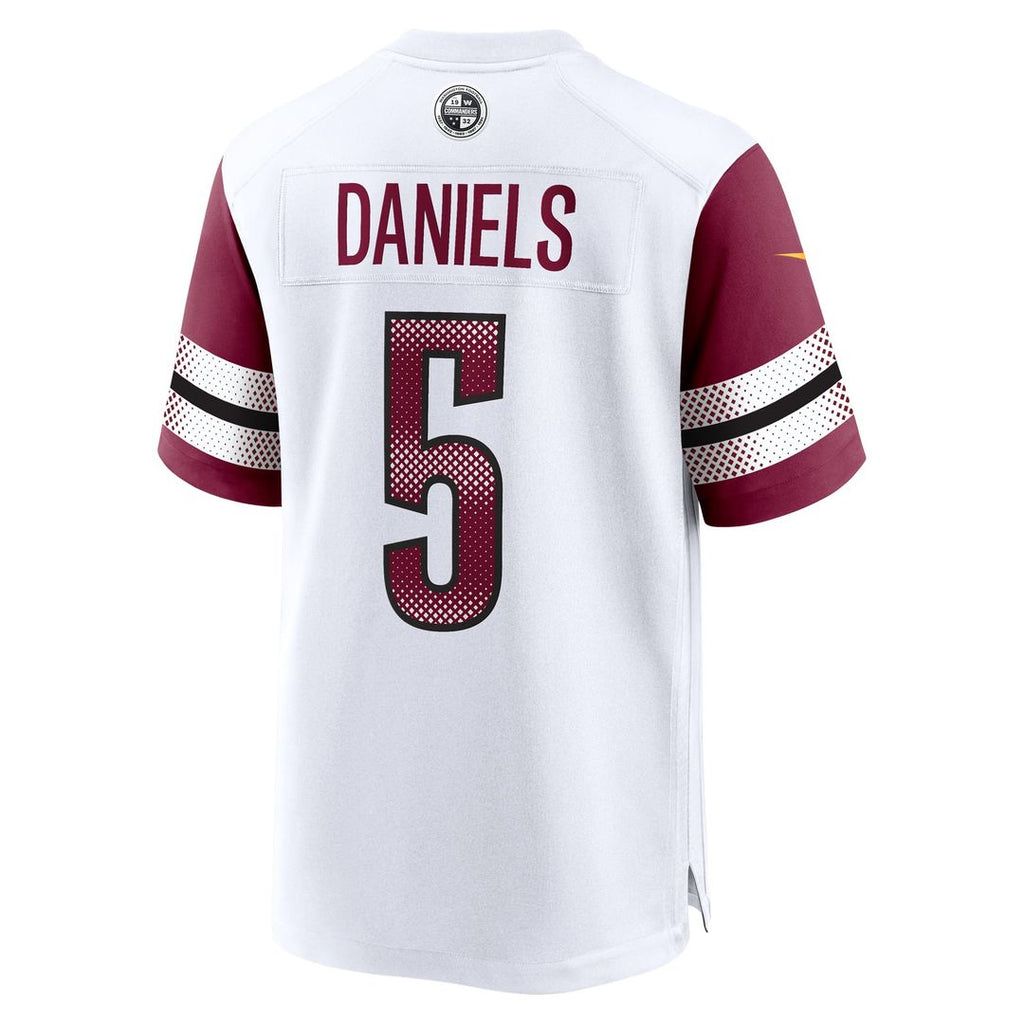 Jayden Daniels Washington Commanders Black Alternate Game Player Jersey
