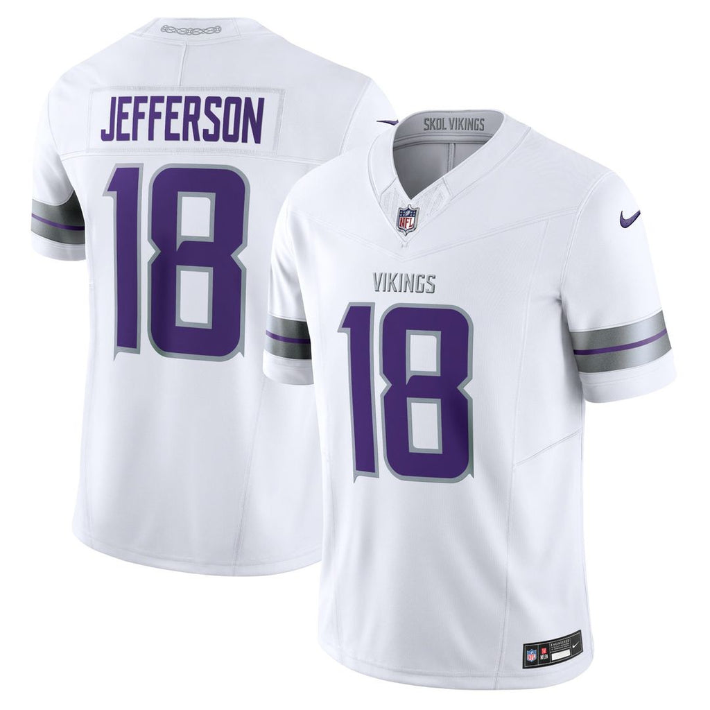 Justin Jefferson Minnesota Vikings White Alternate Vapor F.U.S.E. Limited Jersey