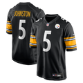Cameron Johnston Pittsburgh Steelers Black Game Jersey
