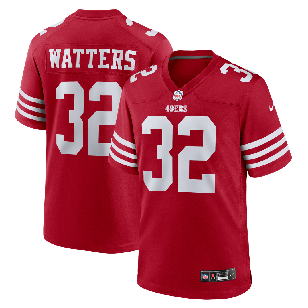 Ricky Watters San Francisco 49ers Scarlet Retired Player Game Jersey