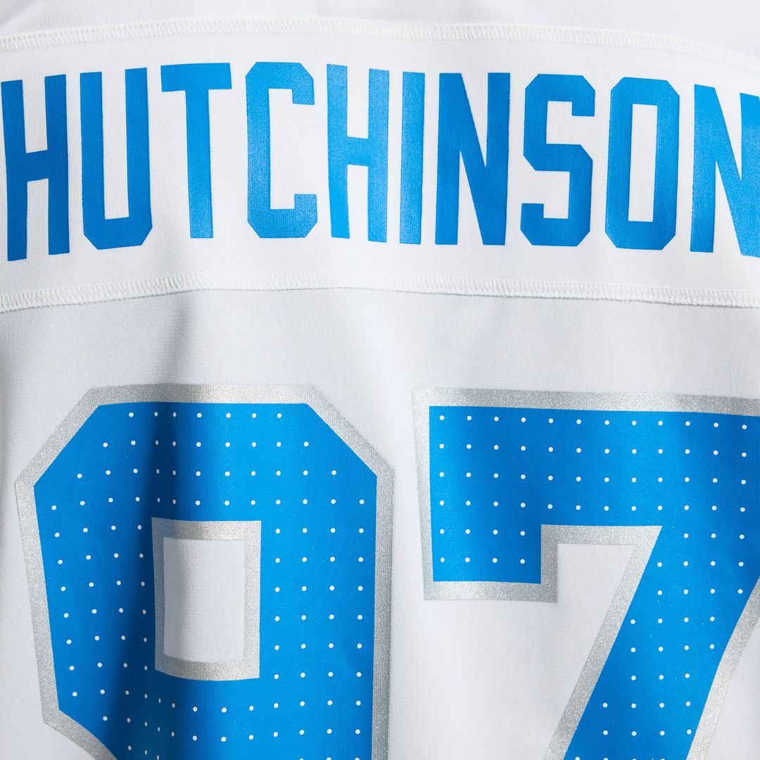 Aidan Hutchinson Detroit Lions White Game Jersey