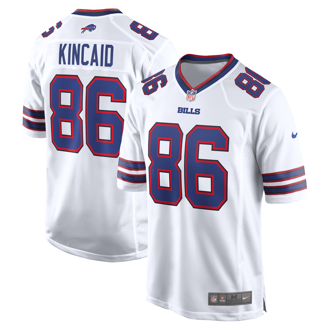 Dalton Kincaid Buffalo Bills White Game Jersey