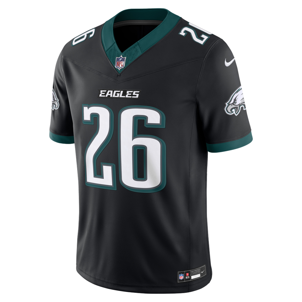 Saquon Barkley Philadelphia Eagles White Vapor F.U.S.E. Stitched Limited Jersey