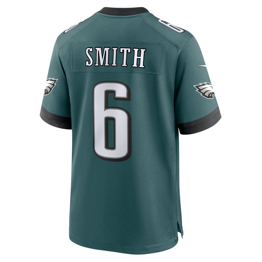 DeVonta Smith Philadelphia Eagles Midnight Green Team Game Jersey