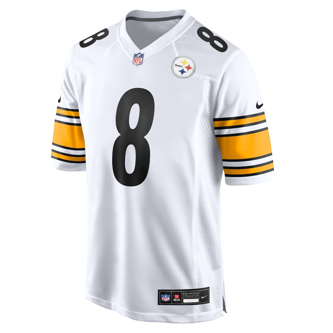 Aaron Rodgers Pittsburgh Steelers White Game Jersey