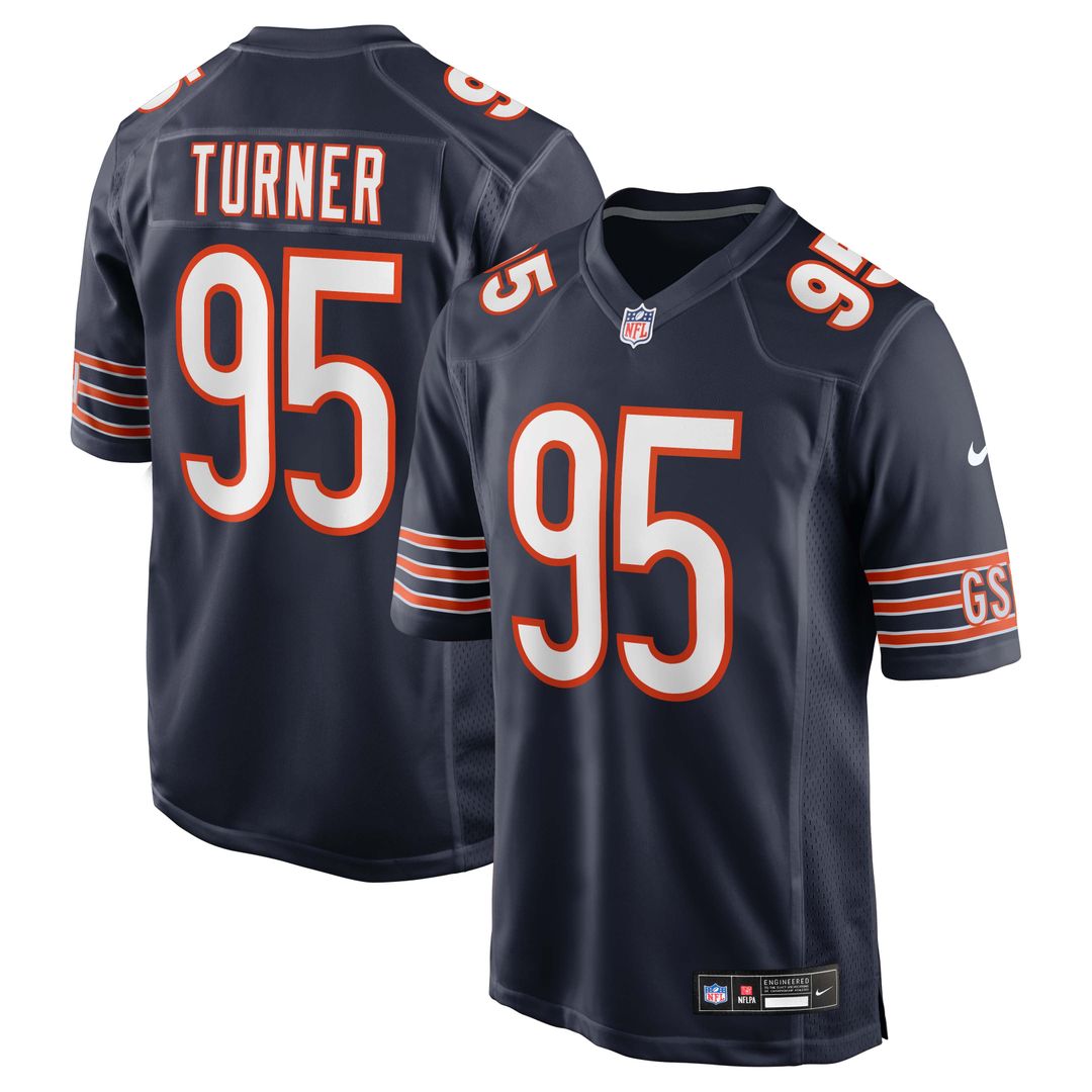 Shemar Turner Chicago Bears Navy Team Game Jersey