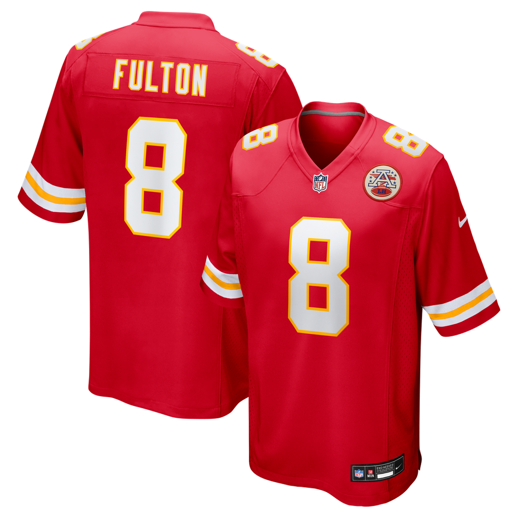 Kristian Fulton Kansas City Chiefs Red Team Game Jersey