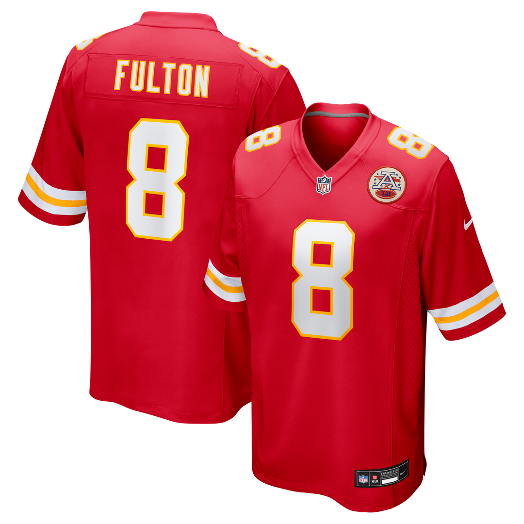 Kristian Fulton Kansas City Chiefs Red Team Game Jersey