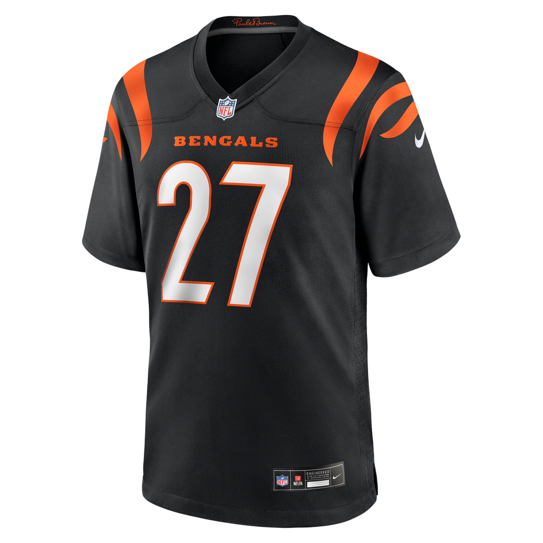 Jordan Battle Cincinnati Bengals Black Team Game Jersey