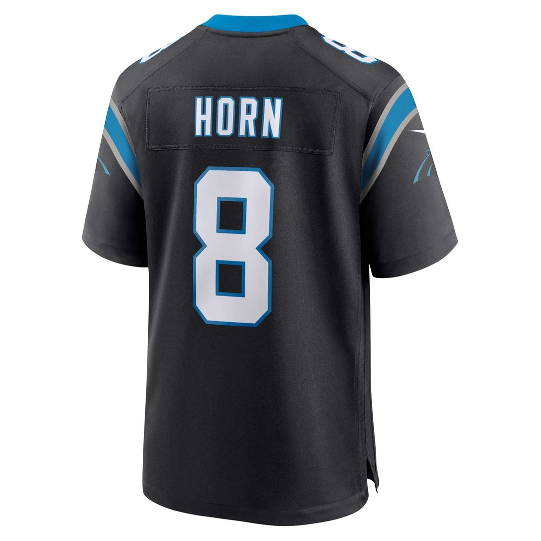 Jaycee Horn Carolina Panthers Black Game Jersey