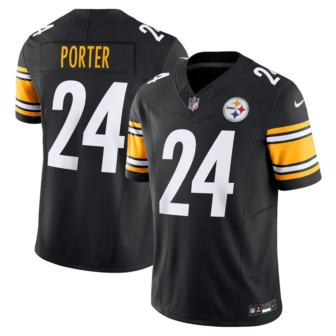 Joey Porter Jr. Pittsburgh Steelers Gold Alternate 1933 Throwback Vapor F.U.S.E. Limited Jersey
