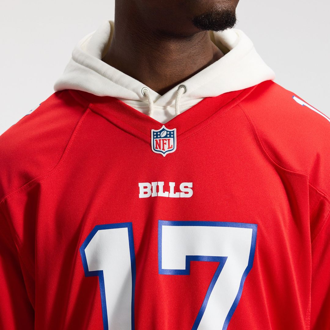 Josh Allen Buffalo Bills White White Game Player Jersey